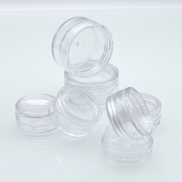 5ml 2.5ml 30ml 20ml 25ml 3ml 15ml 10g 2g 2.5g 3g 5g 10g 2ml cream jar 20 ml PS plastic clear cosmetic container cosmetic jar 5g