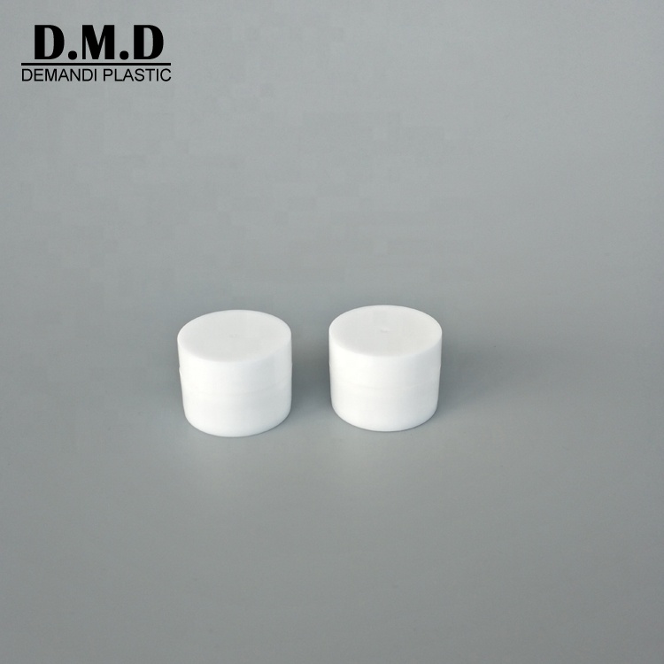 5ml 5 grams 5 ml white small plastic jar for gel