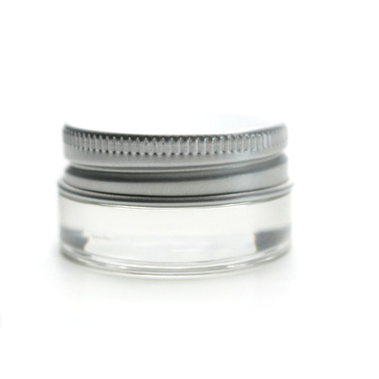 5ml 5g Small Glass Cosmetic Sample Craft Container Jar Pot Aluminium Lid