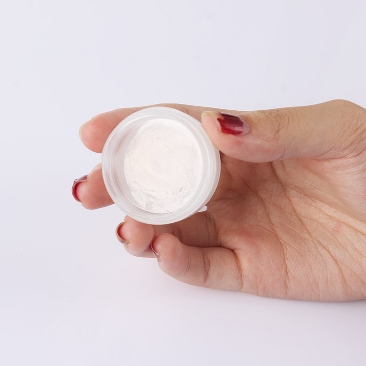 5ml 5g empty eco friendly black PP double wall cosmetic jar cream container