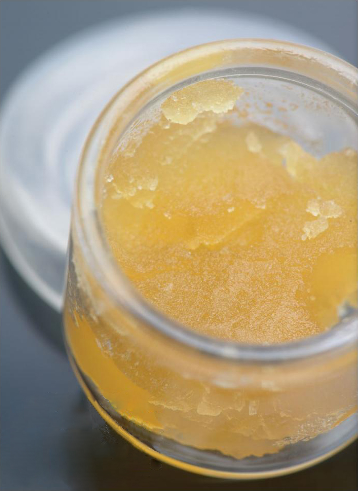 5ml 6ml concentrate containers no neck clear glass jar with silicone lid