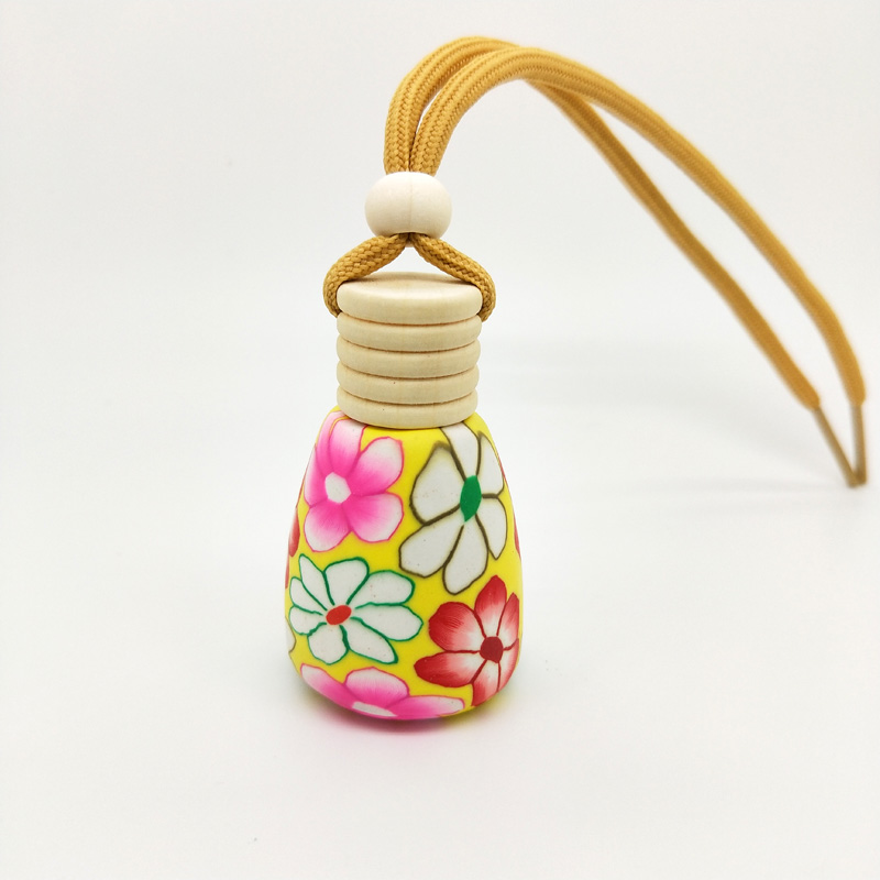 5ml 7ml 10ml 12ml Wholesale Polymer Clay Hanging Car Perfume Bottle