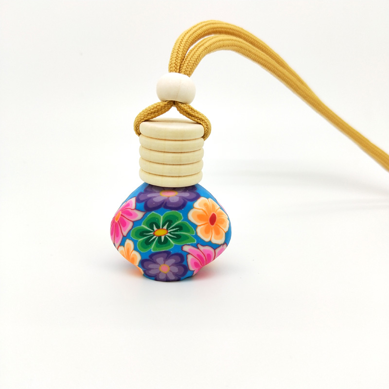 5ml 7ml 10ml 12ml Wholesale Polymer Clay Hanging Car Perfume Bottle