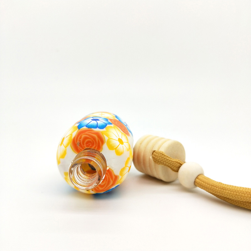 5ml 7ml 10ml 12ml Wholesale Polymer Clay Hanging Car Perfume Bottle