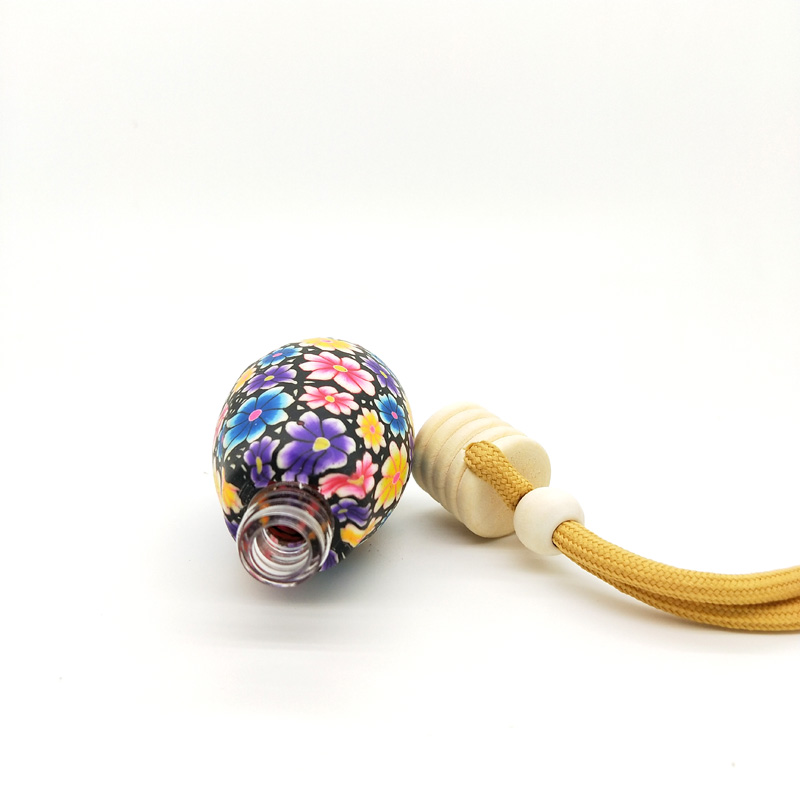 5ml 7ml 10ml 12ml Wholesale Polymer Clay Hanging Car Perfume Bottle