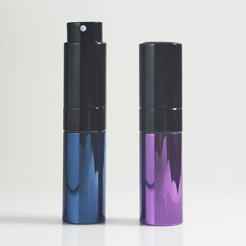 5ml 7ml 10ml 15ml 20ml Empty Travel Portable Pocket Glass Aluminum Perfume Atomizer With Pump