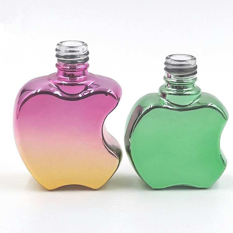 5ml 7ml 10ml 15ml custom electroplating luxury nail polish glass bottle