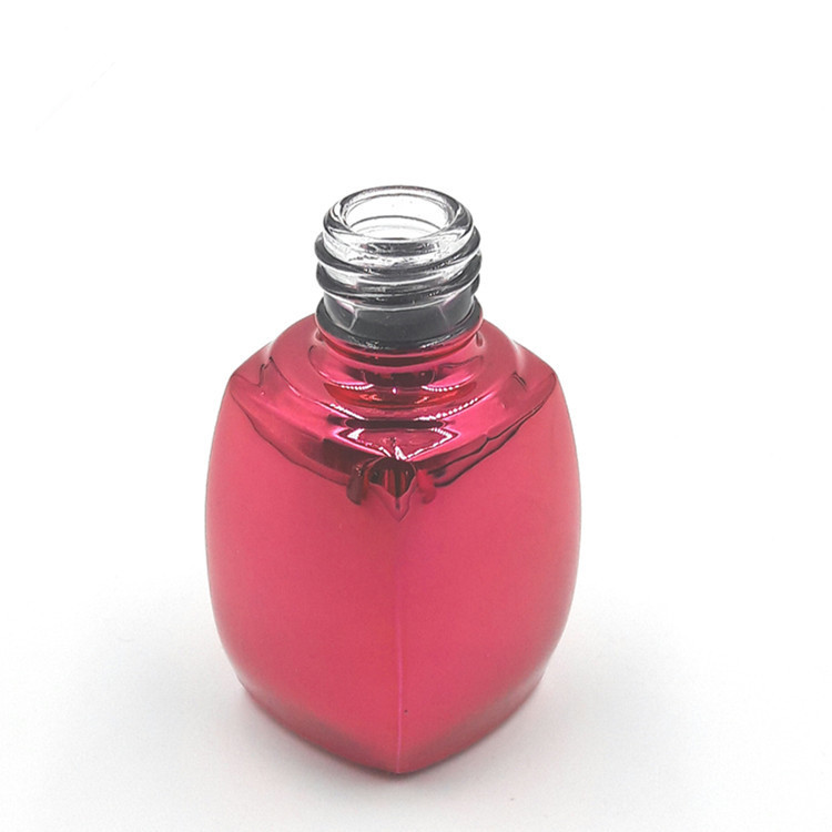 5ml 7ml 10ml 15ml custom electroplating luxury nail polish glass bottle