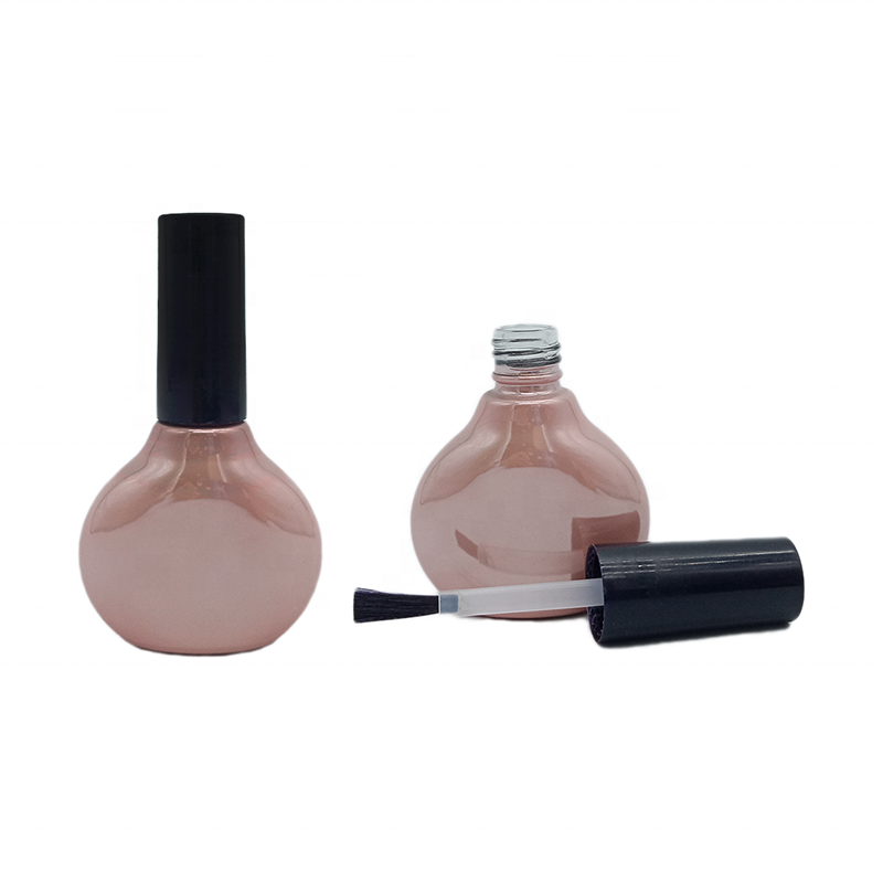 5ml 7ml 10ml 15ml custom large empty uv gel glass nail polish bottle Clear empty Glass 10ml Nail Polish Bottles with brush