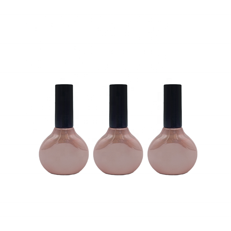 5ml 7ml 10ml 15ml custom large empty uv gel glass nail polish bottle Clear empty Glass 10ml Nail Polish Bottles with brush