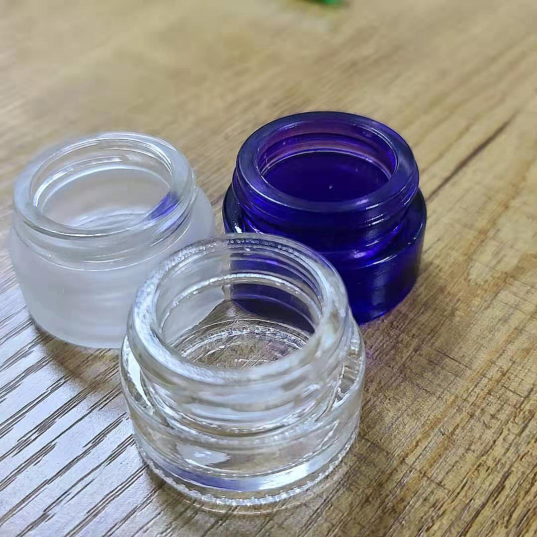 5ml 7ml 10ml small concentrate glass container Hemp oil containers child Resistant Glass Jar