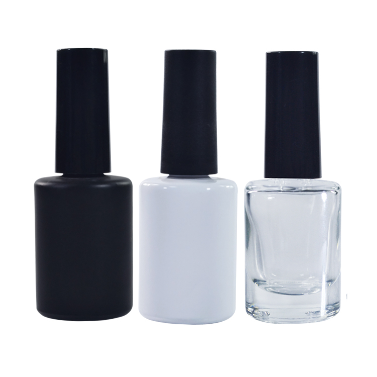5ml 7ml 8ml 9ml 10ml 11ml 13ml 14ml 15ml Empty fancy custom uv gel round glass nail polish bottle with cap and brush