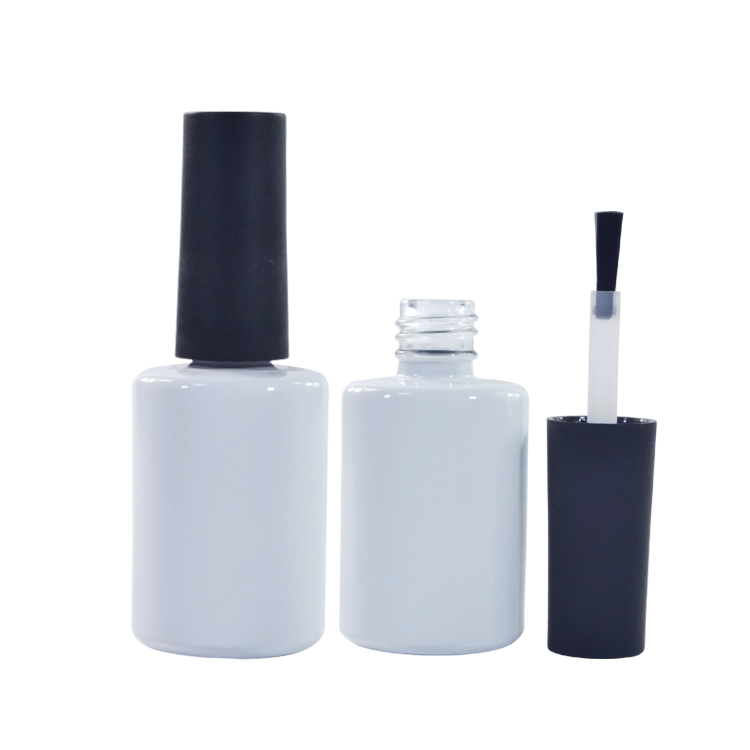 5ml 7ml 8ml 9ml 10ml 11ml 13ml 14ml 15ml Empty fancy custom uv gel round glass nail polish bottle with cap and brush