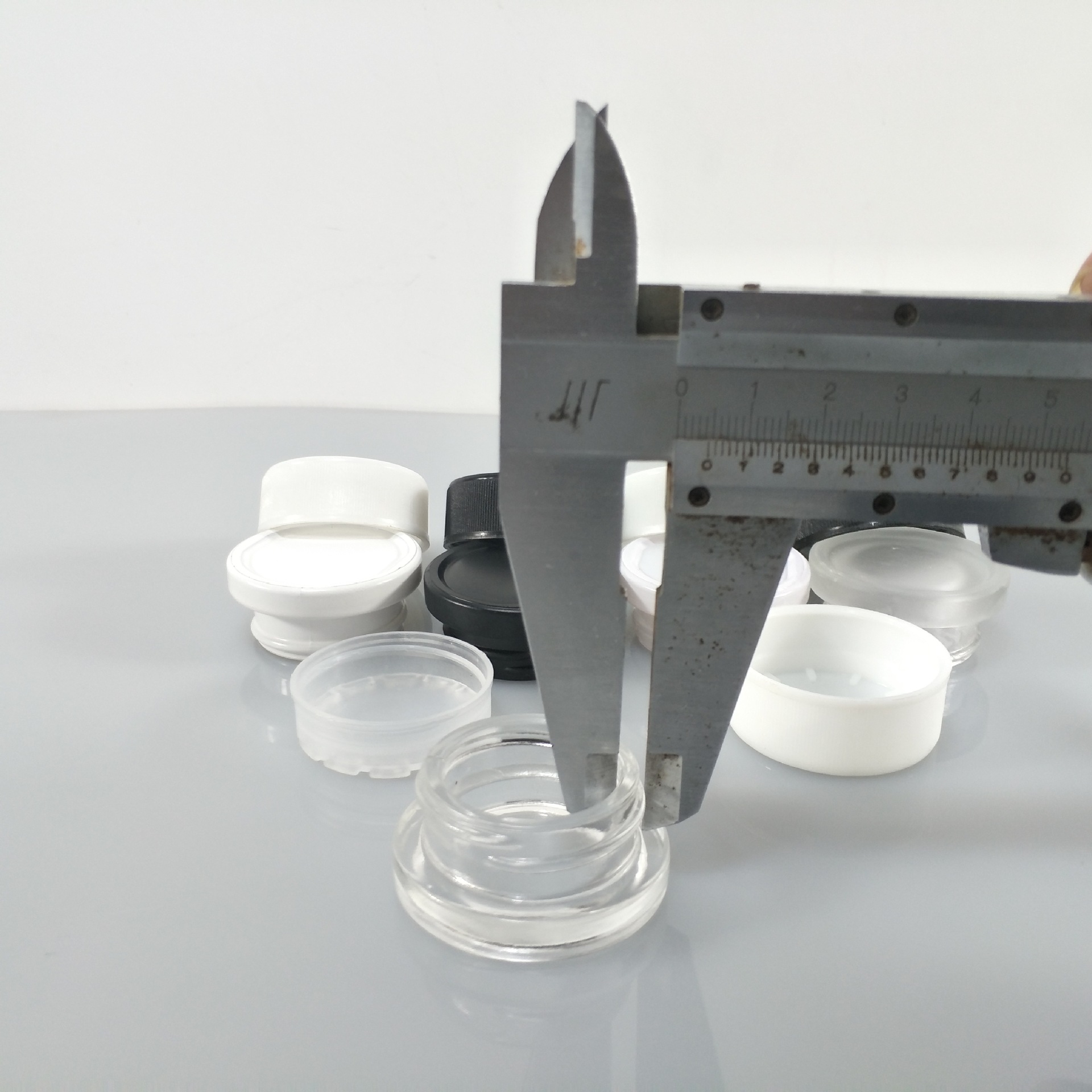 5ml 7ml 9ml 5g 7g 9g Glass clear CBD Wax Oil Concentrate Container glass Jar with child resistant