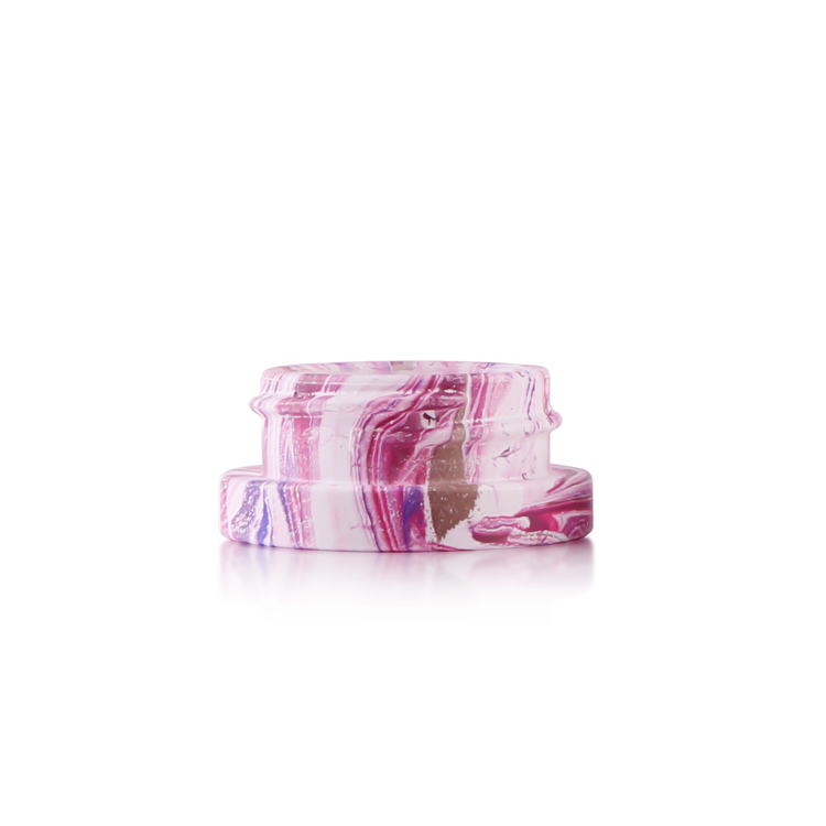 5ml 7ml 9ml 6-corner Child Resistant Glass Concentrate Container 3ml cosmetic jar small luxury cream jar