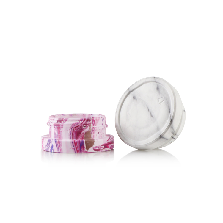 5ml 7ml 9ml 6-corner Child Resistant Glass Concentrate Container 3ml cosmetic jar small luxury cream jar