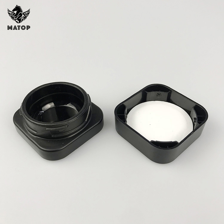 5ml 7ml 9ml Child Proof Black White Clear Stash Jar Weed