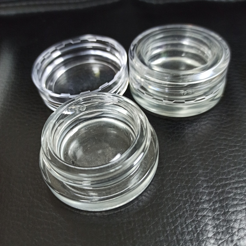 5ml 7ml 9ml Glass Concentrate Storage Jar with Child Proof Cap