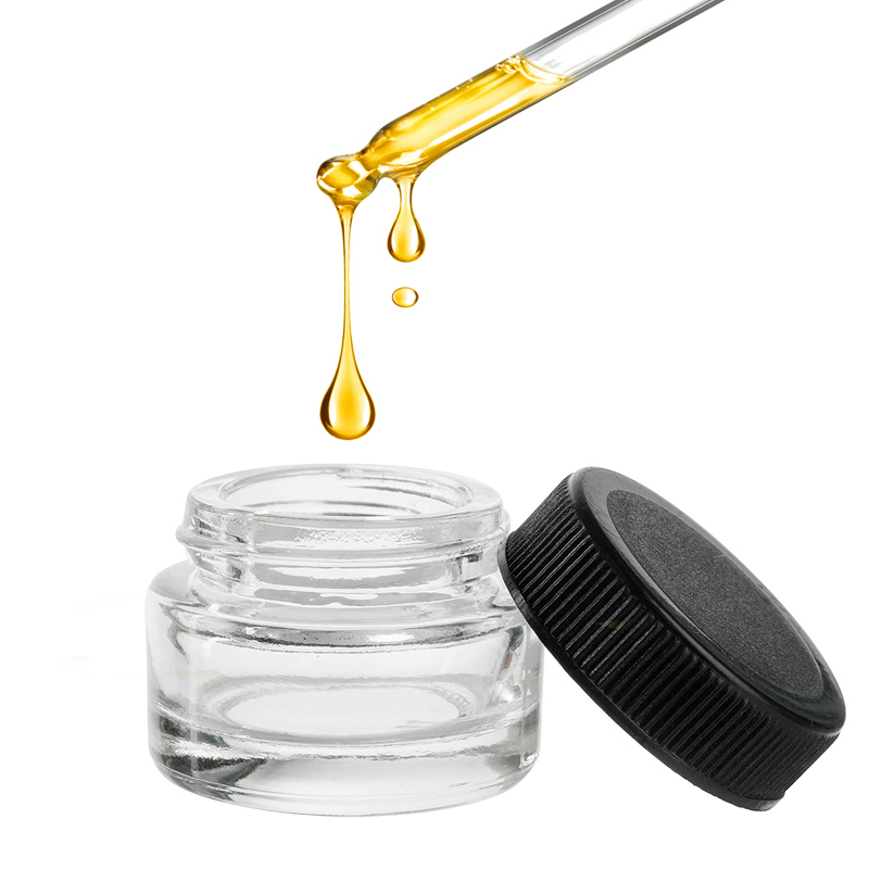 5ml 7ml Concentrate Glass Wax Jars Shatter Packaging