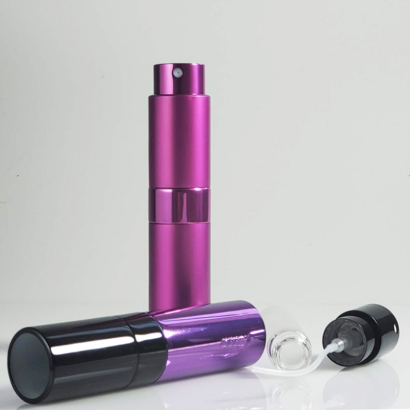 5ml 8ml 10 ml 15ml Empty Refillable Fine Mist Mini Glass Aluminum Spray Atomizer Perfume Bottle