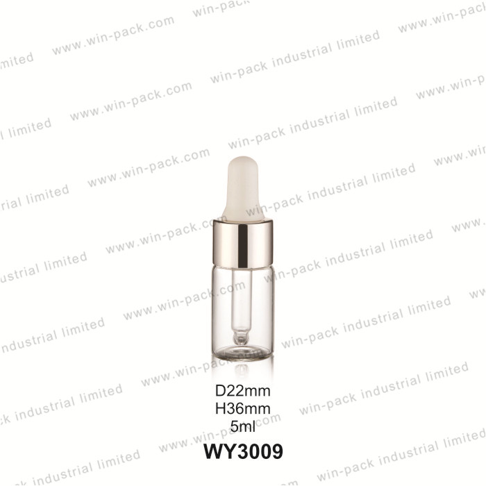 5ml 8ml 10ml 12ml 15 ml matte gold amber clear essential oil tube glass bottle with tin bulb flat bulb tincture dropper bottles