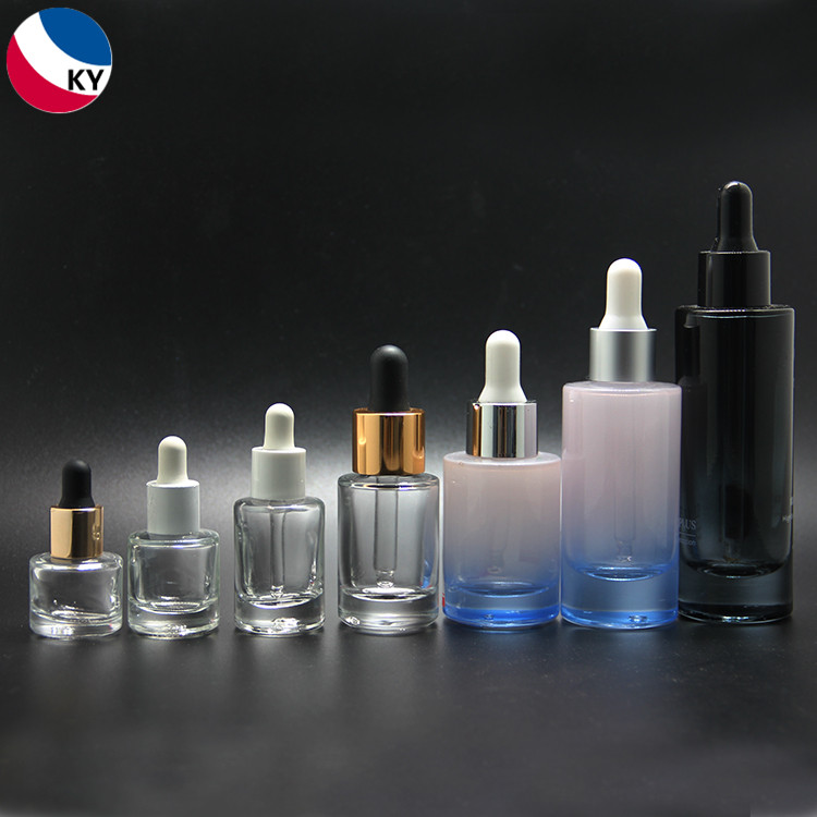5ml 8ml 10ml 15ml 20ml 30ml 50ml thick bottom serum glass dropper Bottle cosmetic packaging