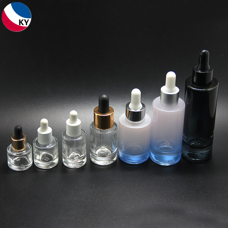 5ml 8ml 10ml 15ml 20ml 30ml 50ml thick bottom serum glass dropper Bottle cosmetic packaging