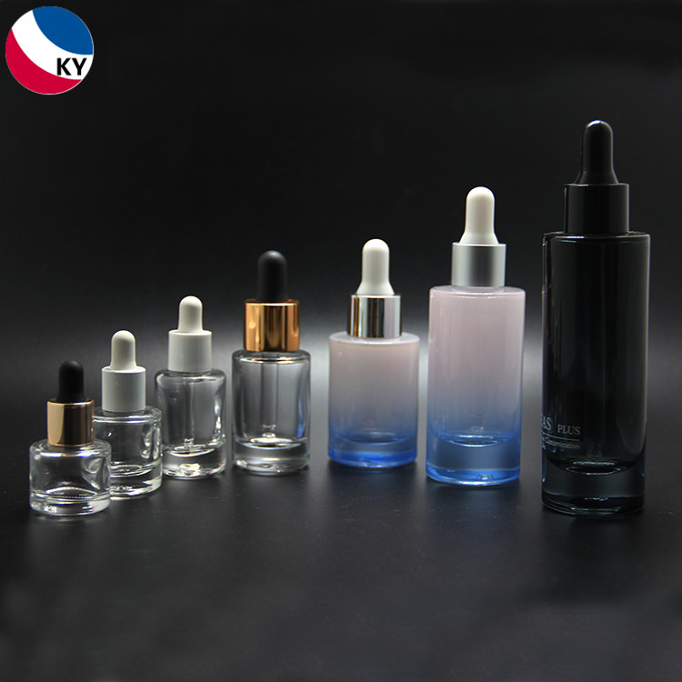5ml 8ml 10ml 15ml 20ml 30ml 50ml thick bottom serum glass dropper Bottle cosmetic packaging