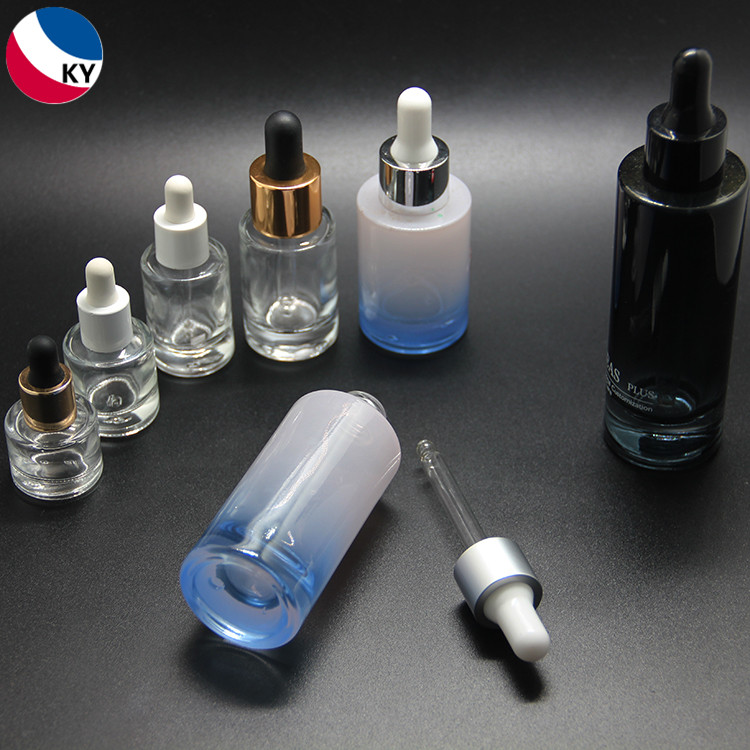5ml 8ml 10ml 15ml 20ml 30ml 50ml thick bottom serum glass dropper Bottle cosmetic packaging