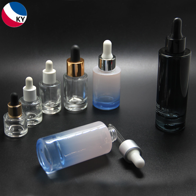 5ml 8ml 10ml 15ml 20ml 30ml 50ml thick bottom serum glass dropper Bottle cosmetic packaging