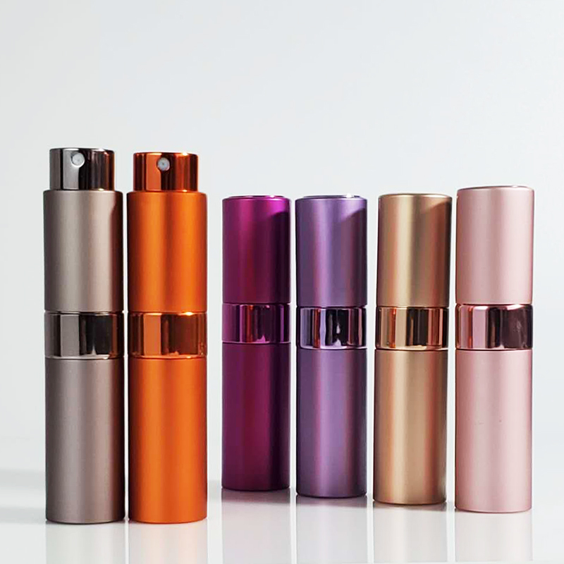 5ml 8ml 10ml 15ml 20ml Christmas Gift Wedding Favor Black Green Twist Bottle Perfume Atomiser