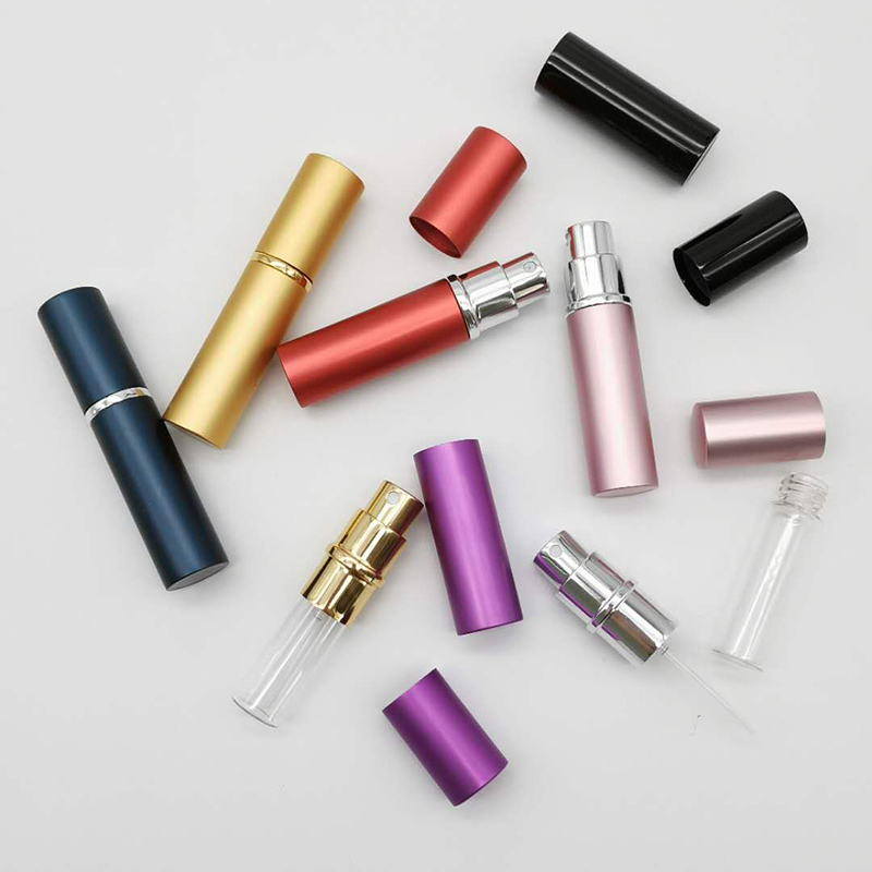 5ml 8ml 10ml 15ml 20ml aluminum round perfume sprayer atomizer
