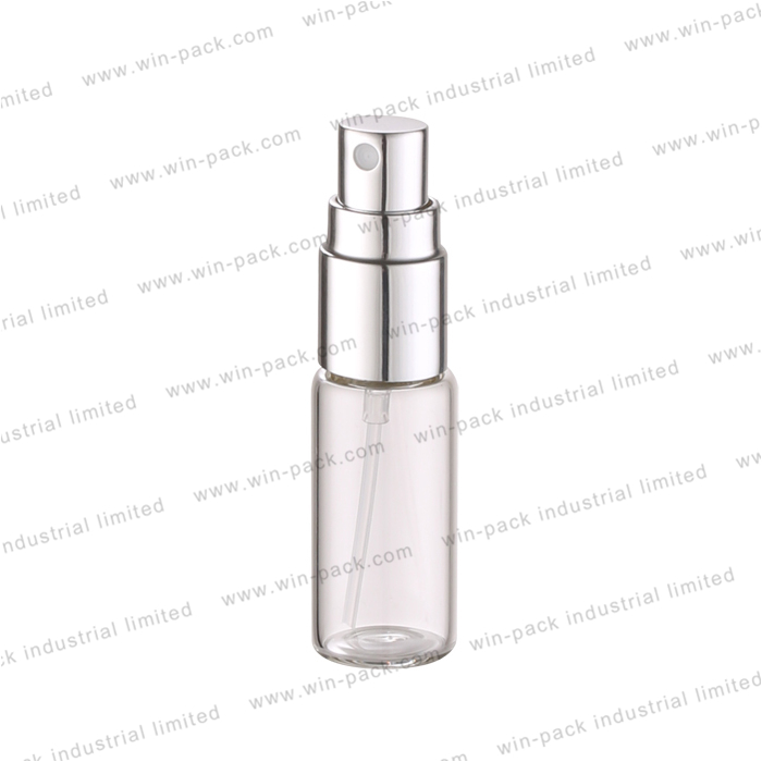 5ml 8ml 10ml 15ml colorful glass travel car sprayer perfume tube round bottom bottle with aluminum pump cap