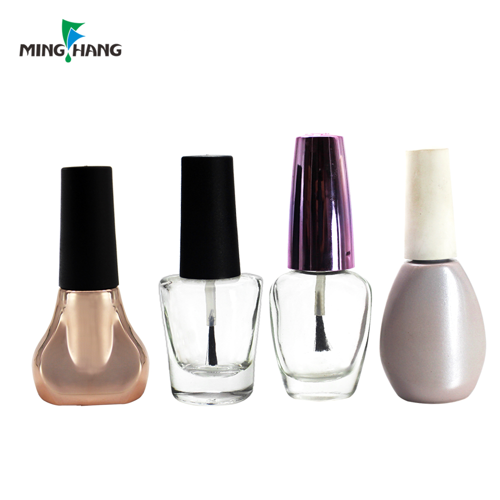 5ml 8ml 10ml 15ml new design fancy empty unique shape mini cosmetic glass nail polish bottle for nail polish