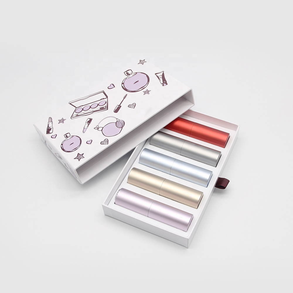 5ml 8ml 10ml Travel pocket mini empty metal aluminum refillable twist up perfume spray atomizer bottle