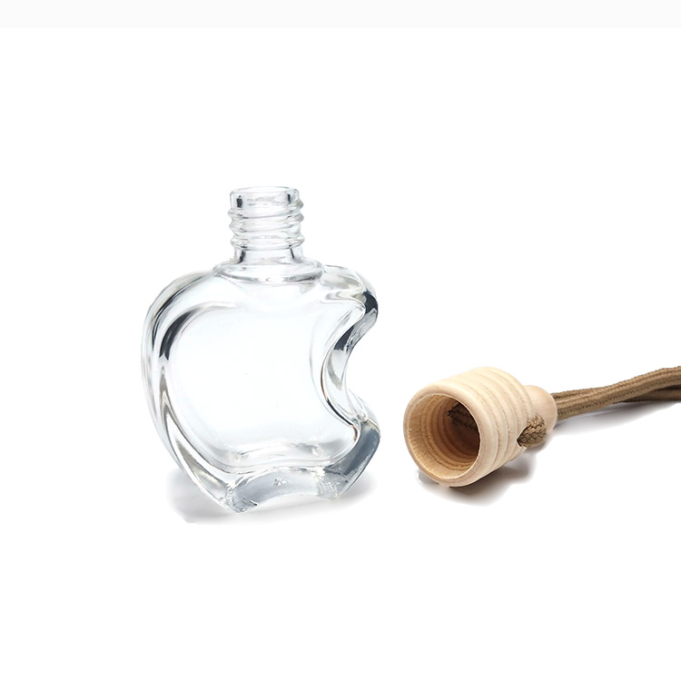 5ml 8ml 10ml Wholesale wooden cap diffuser empty hanging car perfume bottle