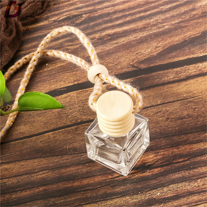 5ml 8ml 10ml car perfume bottle with bamboo cap