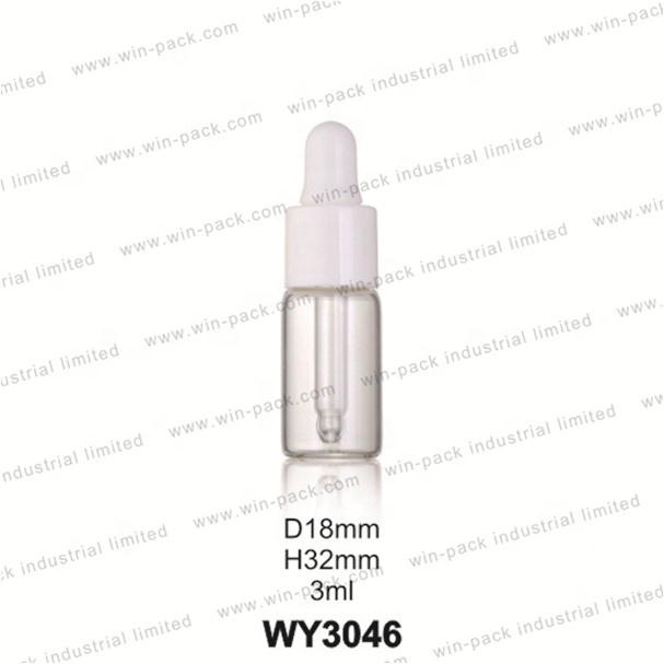 5ml 8ml 10ml eye face cosmetic essential oil glass dropper bottle with childproof dropper cap