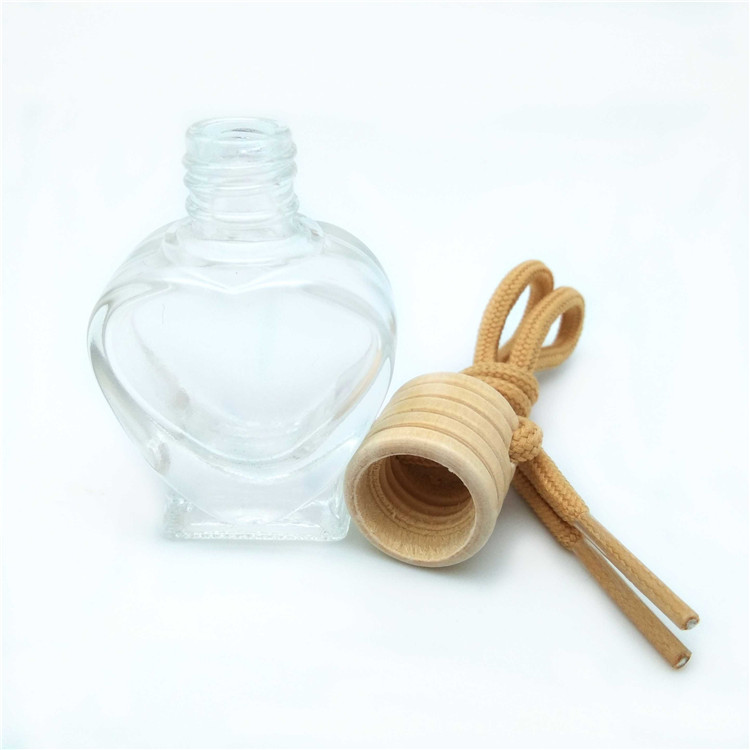 5ml 8ml 10ml flat square glass car diffuser bottles for perfume fragrance