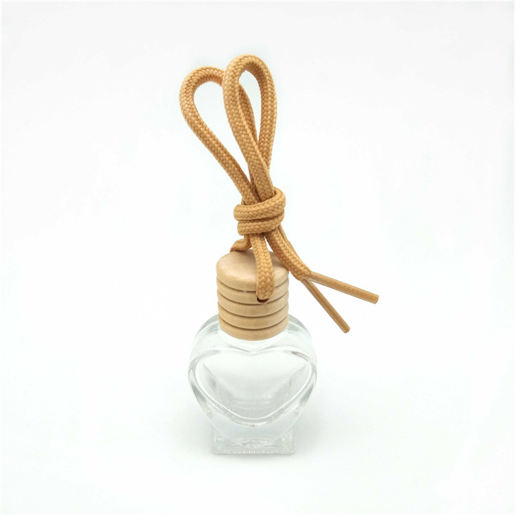 5ml 8ml 10ml flat square glass car diffuser bottles for perfume fragrance