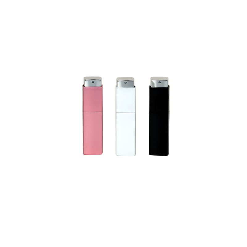 5ml 8ml 10ml mini refill designer cute pocket travel glass metal twist aluminum atomizer spray perfume bottles