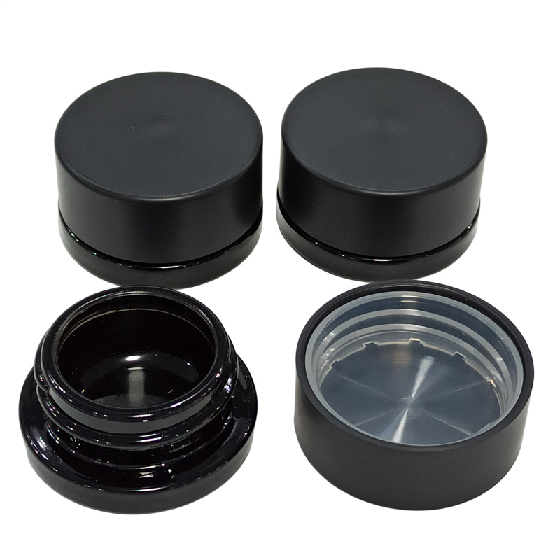 5ml 9ml Recycled Glass Wax Jar Containers Wax Concentrate Container Glass Jar