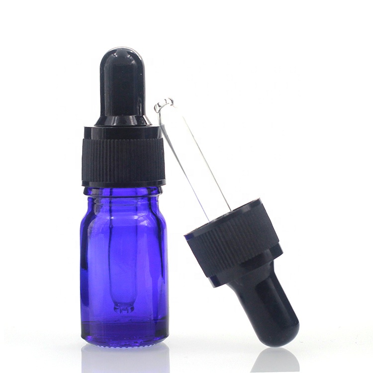 5ml Amber Glass Cosmetic Bottle Essential Oil Dropper Bottles