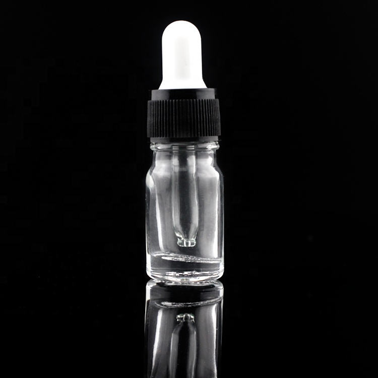 5ml Amber Glass Cosmetic Bottle Essential Oil Dropper Bottles