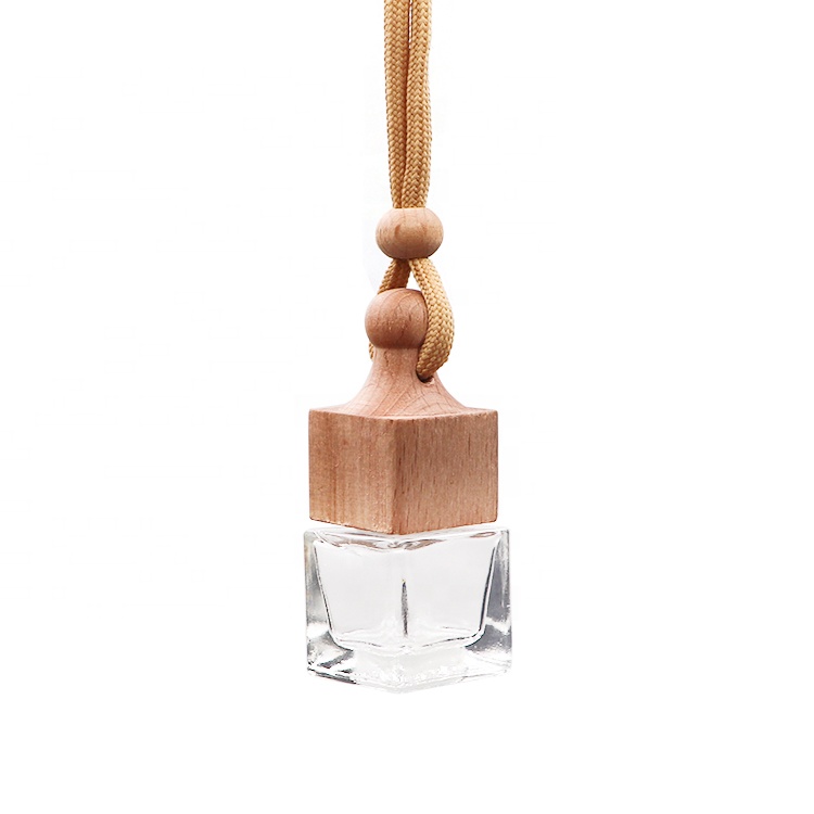 5ml Apple Shape Car Perfume Bottle/Empty Refillable Atomizer Glass Hanging Car Fragrance Bottle