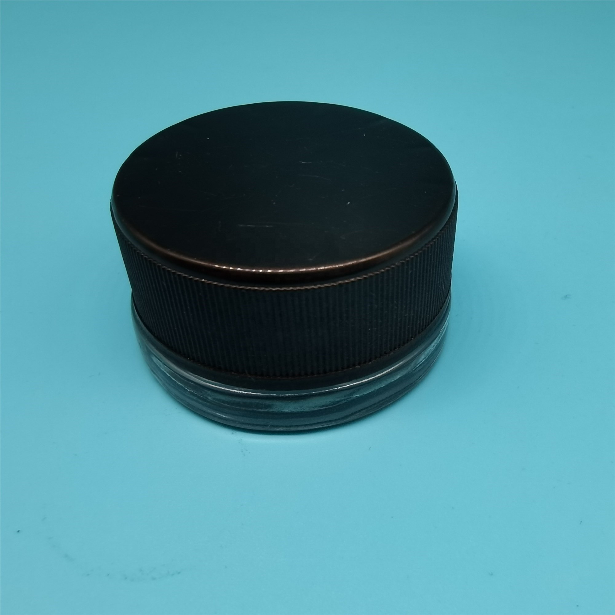 5ml Child Proof Concentrate Glass Jar Clear Jar Black LIds