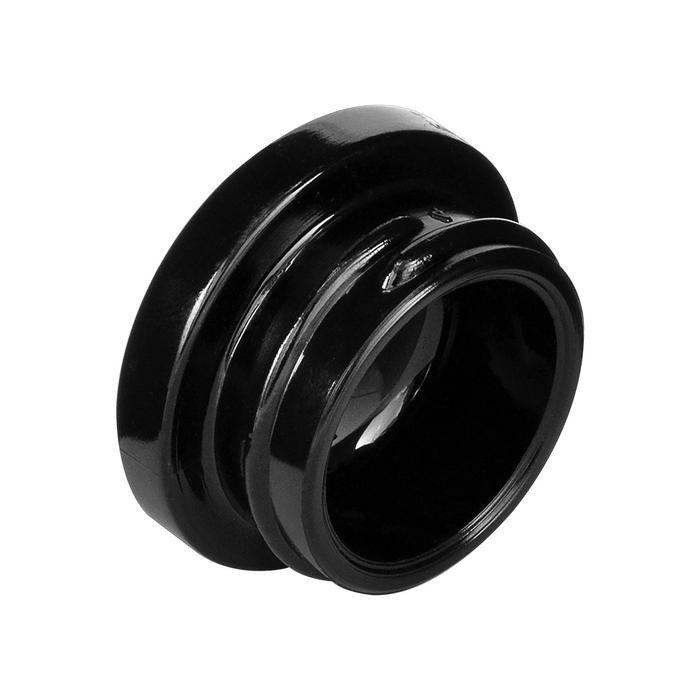 5ml Child Proof Glass Jar Concentrate Container Clear Wax Jar with Black Lid
