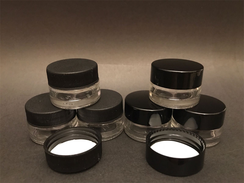 5ml Custom Glass Concentrate Packaging Containers Jars