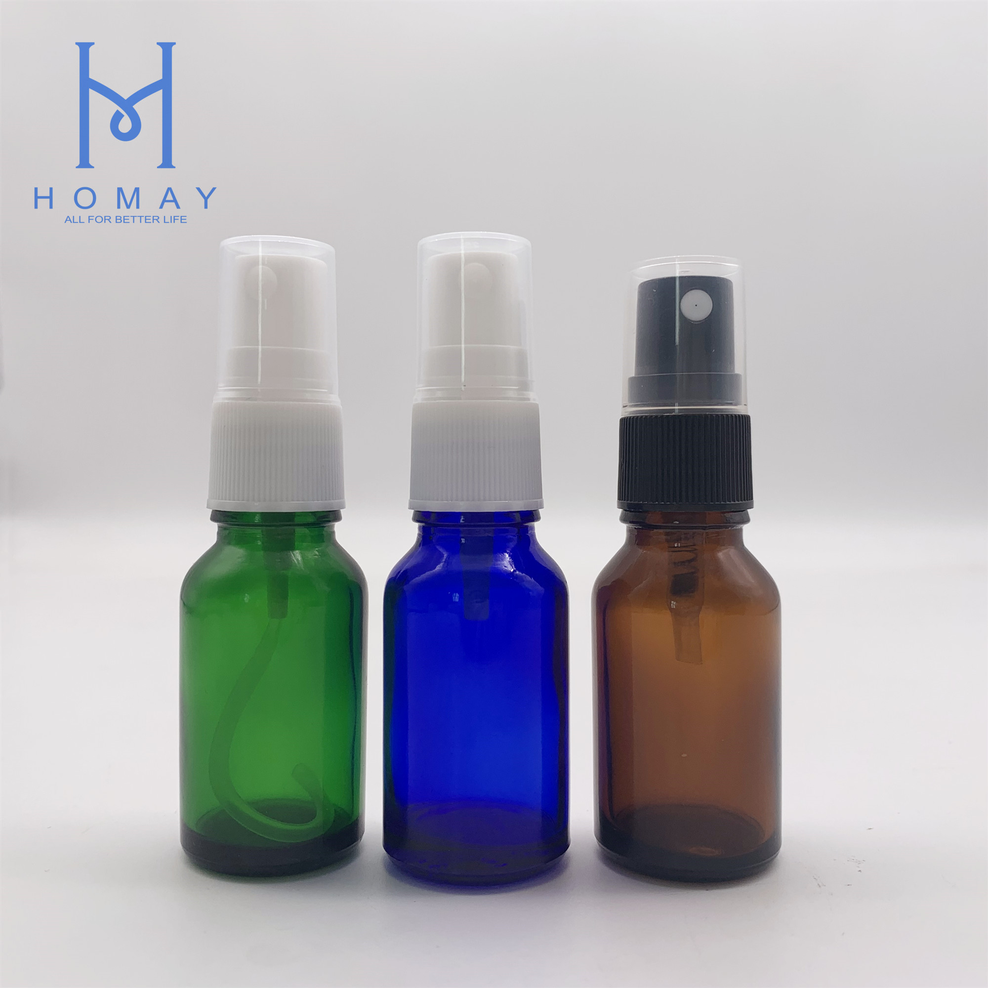 5ml, Glass cosmetic dropper bottle for essential oil with dropper cap