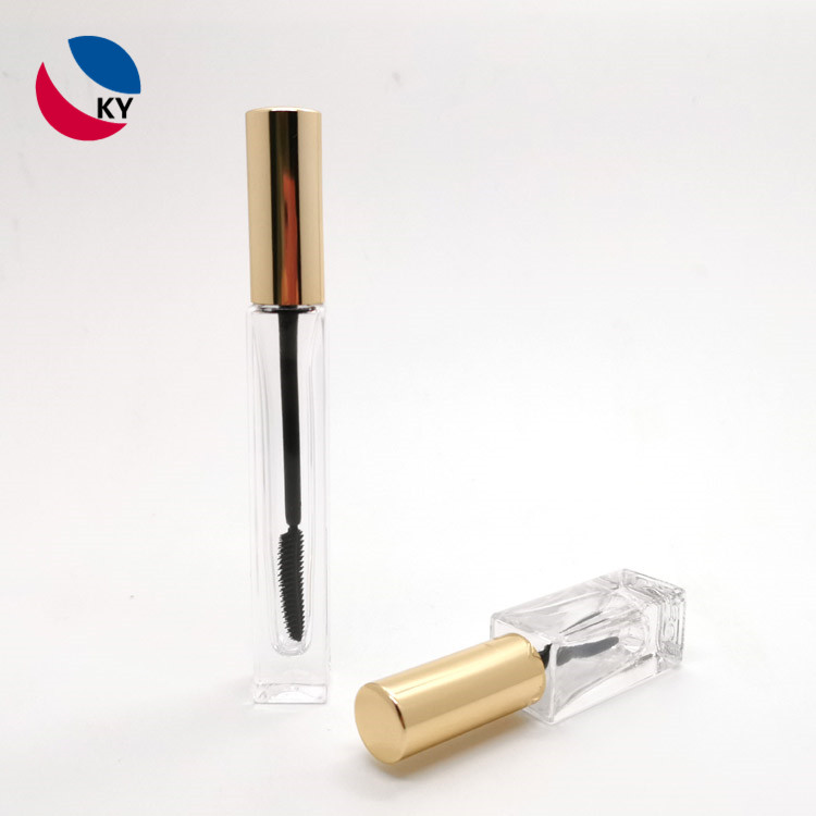 5ml Glass eyeliner eyelash bottle with aluminum Lid cap Customized color for Makeup Cosmetic Packaging